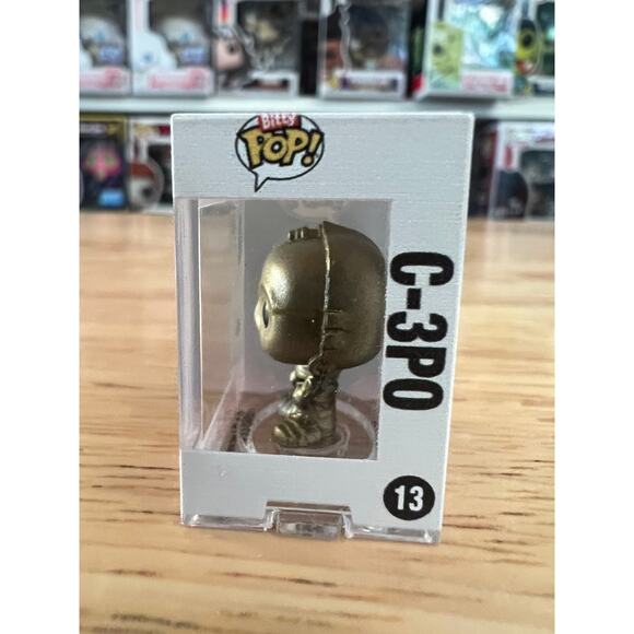 BITTY C-3PO 1" Funko Pop #13 Star Wars Movies Disney Droids Episode IV New Hope - Picture 4 of 6